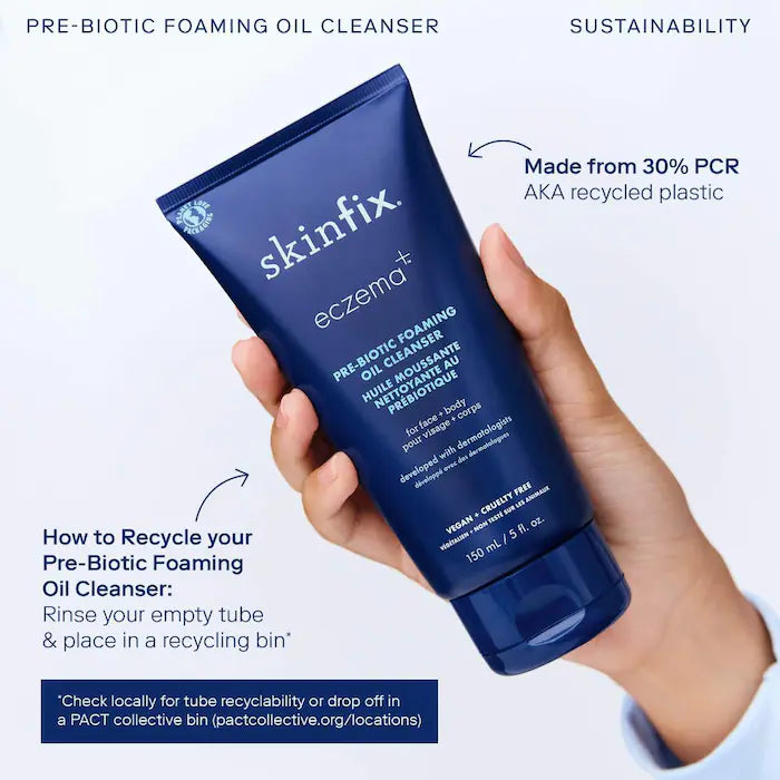 SKINFIX Eczema+ Pre-Biotic Foaming Oil Cleanser